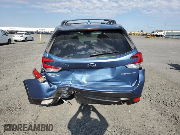 2022 Subaru Forester Limited with VIN JF2SKAPC8NH428501, listed as a Copart auction lot 65757575 with 21,463 mi miles and Salvage title. Bid and sale history available at DreamBid. Image 6.