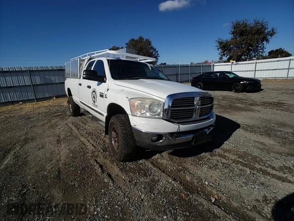 2008 Dodge 2500 SLT with VIN 3D7KS28A38G196251, listed as a Copart auction lot 81041614 with 128,796 mi miles and Salvage title. Bid and sale history available at DreamBid. Image 10.