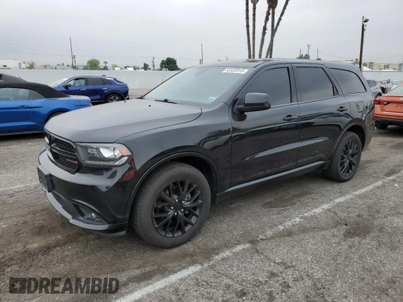 2016 Dodge Durango SXT with VIN 1C4RDJAG7GC430534, listed as a Copart auction lot 53332815 with 154,232 mi miles and Salvage title. Bid and sale history available at DreamBid. Image 1.