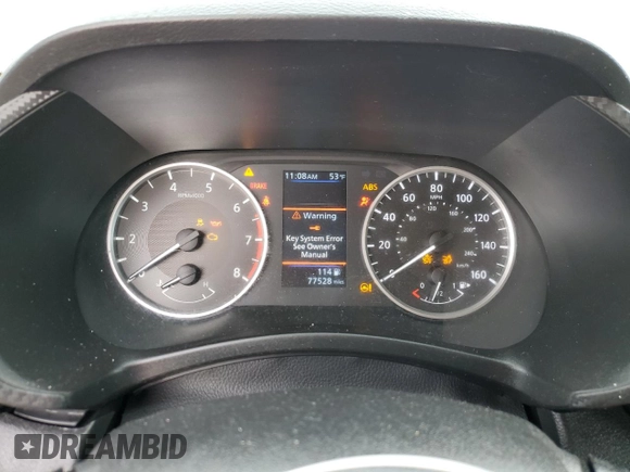 2020 Nissan Sentra S with VIN 3N1AB8BV5LY293705, listed as a Copart auction lot 45698345 with 77,528 mi miles and Salvage Title. Bid and sale history available at DreamBid. Image 9.