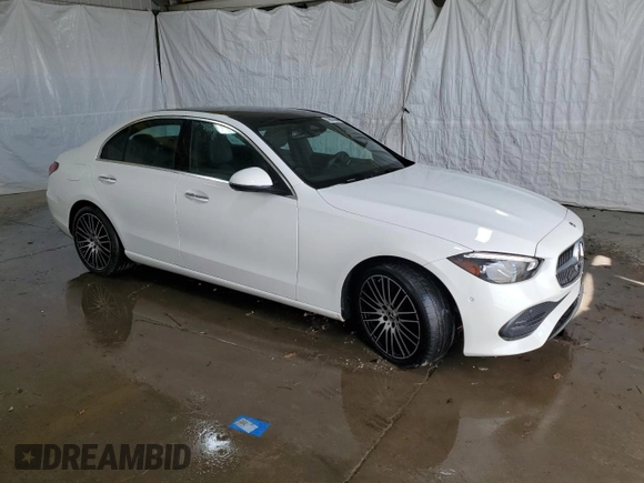 2024 Mercedes-Benz C 300 with VIN W1KAF4GB9RR219314, listed as a Copart auction lot 65782025 with 30,364 mi miles and Clean title. Bid and sale history available at DreamBid. Image 4.