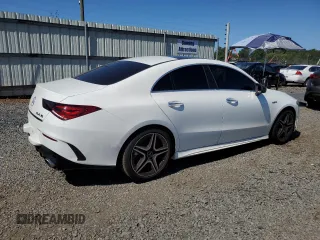 2021 Mercedes-Benz CLA with VIN W1K5J5BB1MN151622, listed as a Copart auction lot 69199904 with 40,824 mi miles and Salvage Title. Bid and sale history available at carsss.com. Image 3.