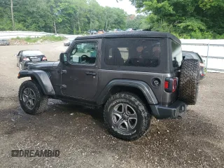 2021 Jeep Wrangler Willys with VIN 1C4GJXAG8MW756324, listed as a Copart auction lot 61951645 with 37,601 mi miles and Salvage title. Bid and sale history available at DreamBid. Image 2.