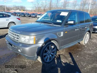 2008 Land Rover Range Rover Sport SC with VIN SALSH23488A187840, listed as a IAAI auction lot 41279866 with 200,980 mi miles. Bid and sale history available at carsss.com. Image 2.