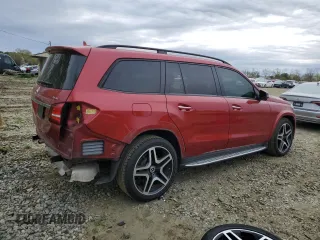 2019 Mercedes-Benz GLS 550 with VIN 4JGDF7DE3KB232335, listed as a Copart auction lot 53820775 with 80,782 mi miles and Salvage title. Bid and sale history available at DreamBid. Image 3.