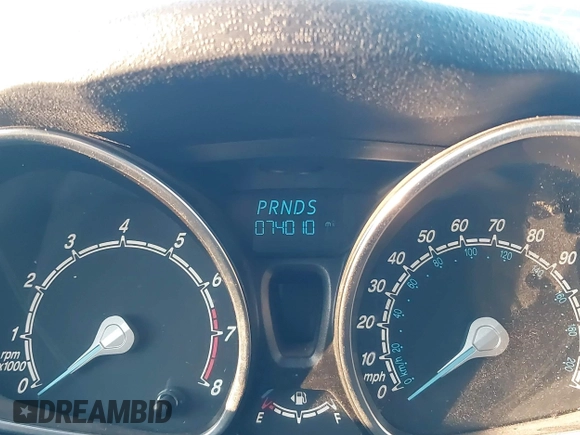 2018 Ford Fiesta SE with VIN 3FADP4BJ0JM121836, listed as a IAAI auction lot 41575608 with 74,010 mi miles. Bid and sale history available at carsss.com. Image 7.