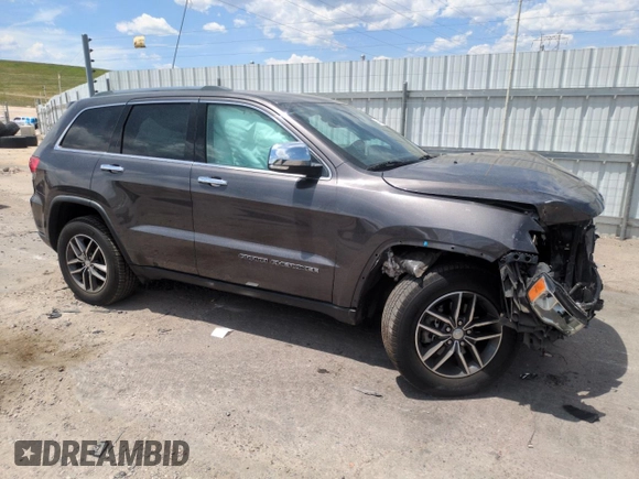 2018 Jeep Grand Cherokee Limited with VIN 1C4RJFBG7JC215005, listed as a Copart auction lot 58440615 with 89,335 mi miles and Salvage title. Bid and sale history available at DreamBid. Image 4.