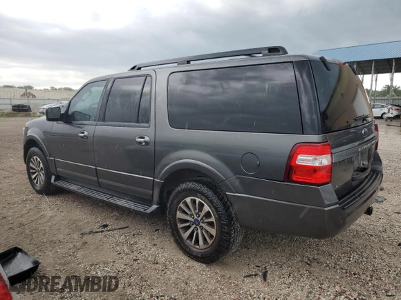 2017 Ford Expedition Max XLT with VIN 1FMJK1HT7HEA25605, listed as a Copart auction lot 61444565 with 162,740 mi miles and Salvage title. Bid and sale history available at DreamBid. Image 2.