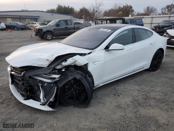 2016 Tesla Model S 70 kWh Battery with VIN 5YJSA1E19GF151945, listed as a Copart auction lot 83851454 with 74,473 mi miles and Non Repairable. Bid and sale history available at carsss.com. Image 1.