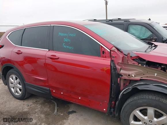 2022 Honda CR-V EX with VIN 2HKRW1H59NH405702, listed as a IAAI auction lot 41542120 with 21,227 mi miles. Bid and sale history available at carsss.com. Image 13.