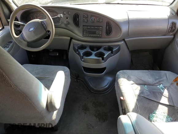 2007 Ford Econoline Passenger XL with VIN 1FBNE31L57DA12220, listed as a Copart auction lot 48890985 with Not Provided miles and Salvage Title. Bid and sale history available at carsss.com. Image 8.