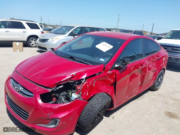 2016 Hyundai Accent SE with VIN KMHCT4AE6GU963876, listed as a IAAI auction lot 41996278 with 115,466 mi miles. Bid and sale history available at carsss.com. Image 6.