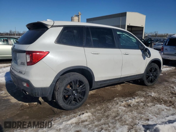 2021 Honda Passport Sport with VIN 5FNYF8H20MB010766, listed as a Copart auction lot 88432445 with 62,132 mi miles and Salvage title. Bid and sale history available at DreamBid. Image 3.