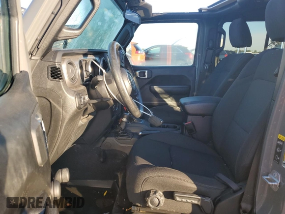 2021 Jeep Wrangler Unlimited Sport Altitude with VIN 1C4HJXDG7MW636496, listed as a Copart auction lot 69682504 with 29,752 mi miles and Salvage Title. Bid and sale history available at carsss.com. Image 7.