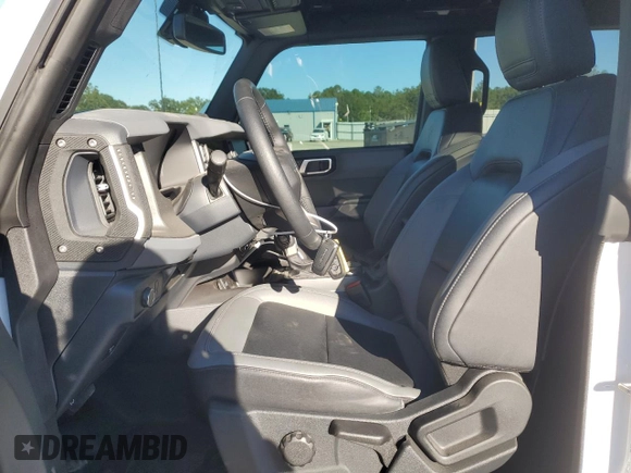 2024 Ford Bronco with VIN 1FMEE1BP9RLA57747, listed as a Copart auction lot 76117634 with 2,779 mi miles and Salvage title. Bid and sale history available at DreamBid. Image 7.
