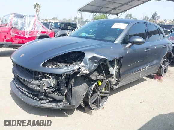 2021 Porsche Macan with VIN WP1AA2A55MLB14375, listed as a IAAI auction lot 42451578 with 48,930 mi miles and . Bid and sale history available at DreamBid. Image 18.