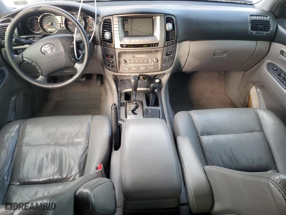 2005 Toyota Land Cruiser with VIN JTEHT05J952072785, listed as a Copart auction lot 46064555 with 184,943 mi miles and Salvage Title. Bid and sale history available at carsss.com. Image 8.