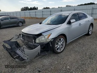 2013 Nissan Maxima S with VIN 1N4AA5AP3DC818052, listed as a Copart auction lot 63329185 with 184,869 mi miles and Salvage title. Bid and sale history available at DreamBid. Image 1.