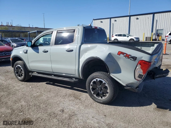 2021 Ford Ranger XL with VIN 1FTER4FHXMLE04332, listed as a Copart auction lot 45430825 with 42,913 mi miles and Salvage Title. Bid and sale history available at carsss.com. Image 2.