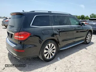 2017 Mercedes-Benz GLS 450 with VIN 4JGDF6EE2HA894088, listed as a Copart auction lot 57119545 with 106,212 mi miles and Salvage title. Bid and sale history available at DreamBid. Image 3.