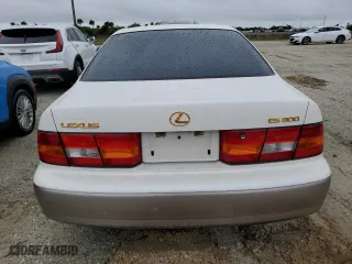 1998 Lexus ES 300 Luxury Sport Sdn with VIN JT8BF28G9W5016714, listed as a Copart auction lot 74866554 with 0 mi miles and Salvage Title. Bid and sale history available at carsss.com. Image 6.