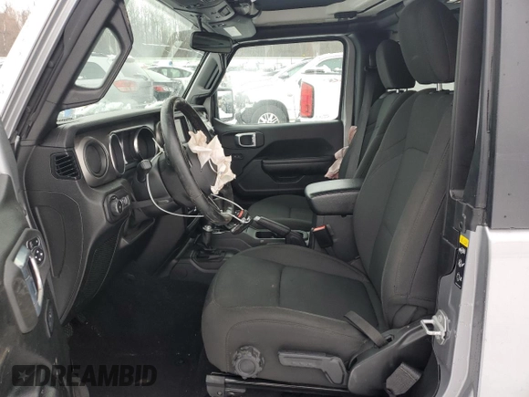 2021 Jeep Wrangler Willys with VIN 1C4HJXAGXMW627523, listed as a Copart auction lot 85927234 with 39,886 mi miles and Salvage title. Bid and sale history available at DreamBid. Image 7.
