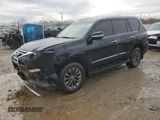 2018 Lexus GX with VIN JTJBM7FX9J5202623, listed as a Copart auction lot 46049455 with 110,448 mi miles and Salvage Title. Bid and sale history available at carsss.com. Image 1.