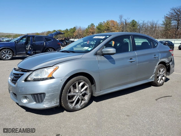 2013 Nissan Sentra SR with VIN 3N1AB7AP7DL691543, listed as a Copart auction lot 52456575 with 147,205 mi miles and Salvage Title. Bid and sale history available at carsss.com. Image 1.
