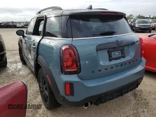 2023 MINI Countryman John Cooper Works with VIN WMZ33BS09P3R15676, listed as a Copart auction lot 74010374 with 0 mi miles and Non Repairable. Bid and sale history available at carsss.com. Image 2.