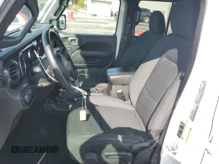 2021 Jeep Wrangler Unlimited Sport S with VIN 1C4HJXDG3MW583165, listed as a Copart auction lot 57218275 with 74,353 mi miles and Salvage title. Bid and sale history available at DreamBid. Image 7.