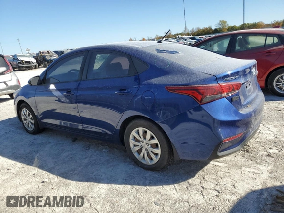 2019 Hyundai Accent SE with VIN 3KPC24A34KE053947, listed as a Copart auction lot 75590504 with 150,686 mi miles and Salvage Title. Bid and sale history available at carsss.com. Image 2.