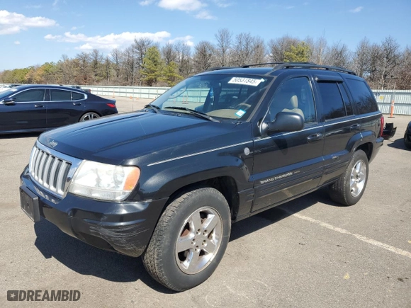 2004 Jeep Grand Cherokee Limited with VIN 1J4GW58N94C267694, listed as a Copart auction lot 50531845 with 110,679 mi miles and Non Repairable. Bid and sale history available at carsss.com. Image 1.