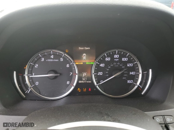 2017 Acura MDX w/Technology Pkg with VIN 5FRYD4H53HB022150, listed as a Copart auction lot 44588505 with 84,577 mi miles and Salvage Title. Bid and sale history available at carsss.com. Image 9.