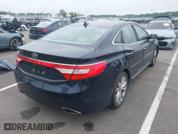 2013 Hyundai Azera with VIN KMHFG4JGXDA227569, listed as a IAAI auction lot 42384304 with 151,007 mi miles and . Bid and sale history available at DreamBid. Image 4.