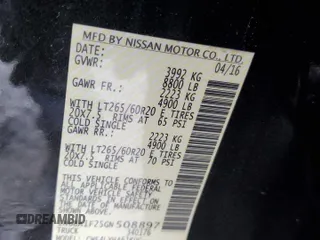 2016 Nissan Titan SL с VIN 1N6BA1F25GN508897, выставлен на аукционе Copart как лот 59876575 с пробегом 175 850 миль миль и Чистый • Clean title. История ставок и продаж доступна на DreamBid. Изображение 13.