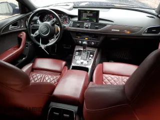 2016 Audi S6 Prestige with VIN WAUH2AFC8GN131045, listed as a Copart auction lot 80532794 with 98,827 mi miles and Salvage Title. Bid and sale history available at carsss.com. Image 8.