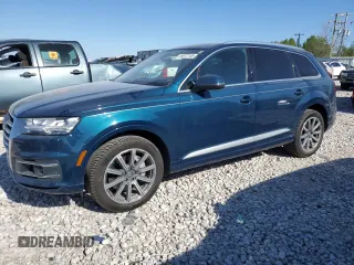 2018 Audi Q7 Premium Plus z VIN WA1LAAF71JD049796, wystawiony jako Copart lot #55972155 z przebiegiem 76 795 mil mil oraz Czysty tytuł • Clean title. Historia ofert i sprzedaży dostępna na DreamBid. Obrazek 1.