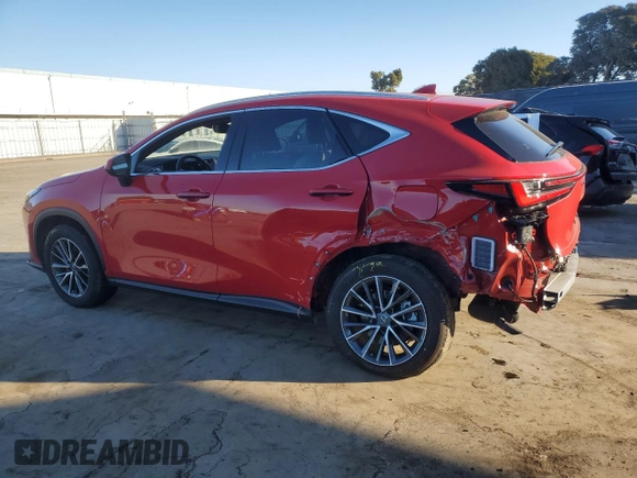 2023 Lexus NX with VIN JTJAKCEZ6P2013970, listed as a Copart auction lot 79829424 with 23,595 mi miles and Salvage Title. Bid and sale history available at carsss.com. Image 2.