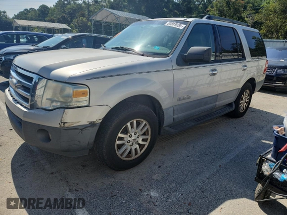 2007 Ford Expedition XLT with VIN 1FMFU15507LA51463, listed as a Copart auction lot 63819155 with 252,641 mi miles and Clean title. Bid and sale history available at DreamBid. Image 1.