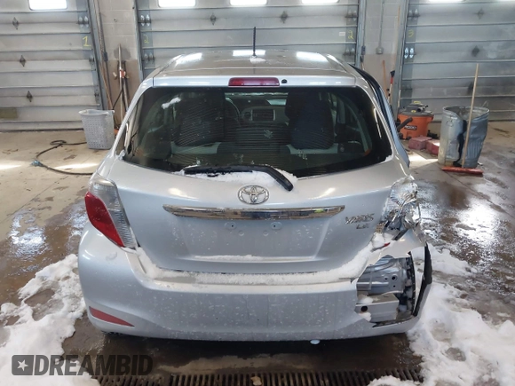 2013 Toyota Yaris L with VIN JTDKTUD39DD547326, listed as a IAAI auction lot 41600568 with 155,130 mi miles and . Bid and sale history available at carsss.com. Image 16.