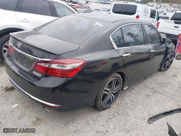2017 Honda Accord Sedan Sport SE with VIN 1HGCR2F12HA257540, listed as a IAAI auction lot 41506013 with 143,578 mi miles. Bid and sale history available at carsss.com. Image 4.