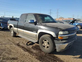 2002 Chevrolet Silverado 1500 LT with VIN 2GCEK19T321317197, listed as a Copart auction lot 85289504 with 209,436 mi miles and Salvage Title. Bid and sale history available at carsss.com. Image 4.