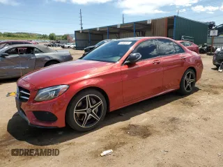 2017 Mercedes-Benz C 300 z VIN 55SWF4KBXHU224693, wystawiony jako Copart lot #54585015 z przebiegiem 71 654 mil mil oraz Czysty tytuł • Clean title. Historia ofert i sprzedaży dostępna na DreamBid. Obrazek 1.