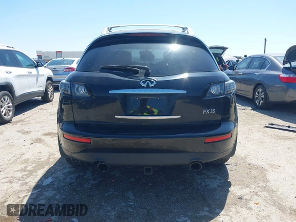 2005 Infiniti FX with VIN JNRAS08U65X109633, listed as a IAAI auction lot 41957837 with 153,370 mi miles. Bid and sale history available at carsss.com. Image 16.
