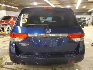 2016 Honda Odyssey EX-L with VIN 5FNRL5H64GB116298, listed as a Copart auction lot 81969004 with 54,319 mi miles and Salvage Title. Bid and sale history available at DreamBid. Image 6.