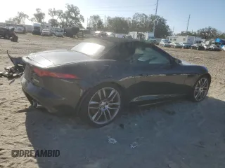 2017 Jaguar F-Type R with VIN SAJWJ6HL7HMK40161, listed as a Copart auction lot 73272424 with Not Provided miles and Salvage Title. Bid and sale history available at DreamBid. Image 3.