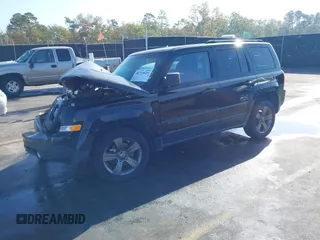 2017 Jeep Patriot Sport with VIN 1C4NJPBA6HD185760, listed as a IAAI auction lot 40723625 with 118,850 mi miles. Bid and sale history available at carsss.com. Image 17.