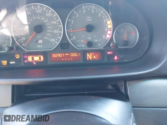 2002 BMW 3 Series M3 with VIN WBSBR93432EX22174, listed as a IAAI auction lot 41744939 with 102,907 mi miles. Bid and sale history available at carsss.com. Image 7.