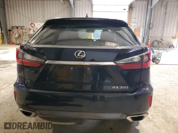 2019 Lexus RX 350 with VIN 2T2BZMCA2KC200165, listed as a Copart auction lot 48115985 with 91,833 mi miles and Salvage Title. Bid and sale history available at DreamBid. Image 6.