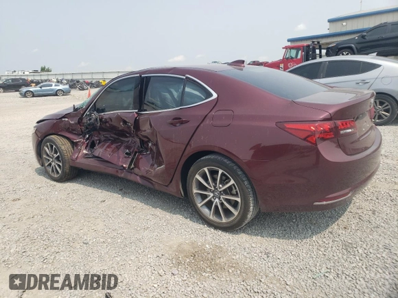 2016 Acura TLX Technology with VIN 19UUB2F55GA010961, listed as a Copart auction lot 59317605 with Not provided miles and Salvage title. Bid and sale history available at DreamBid. Image 2.